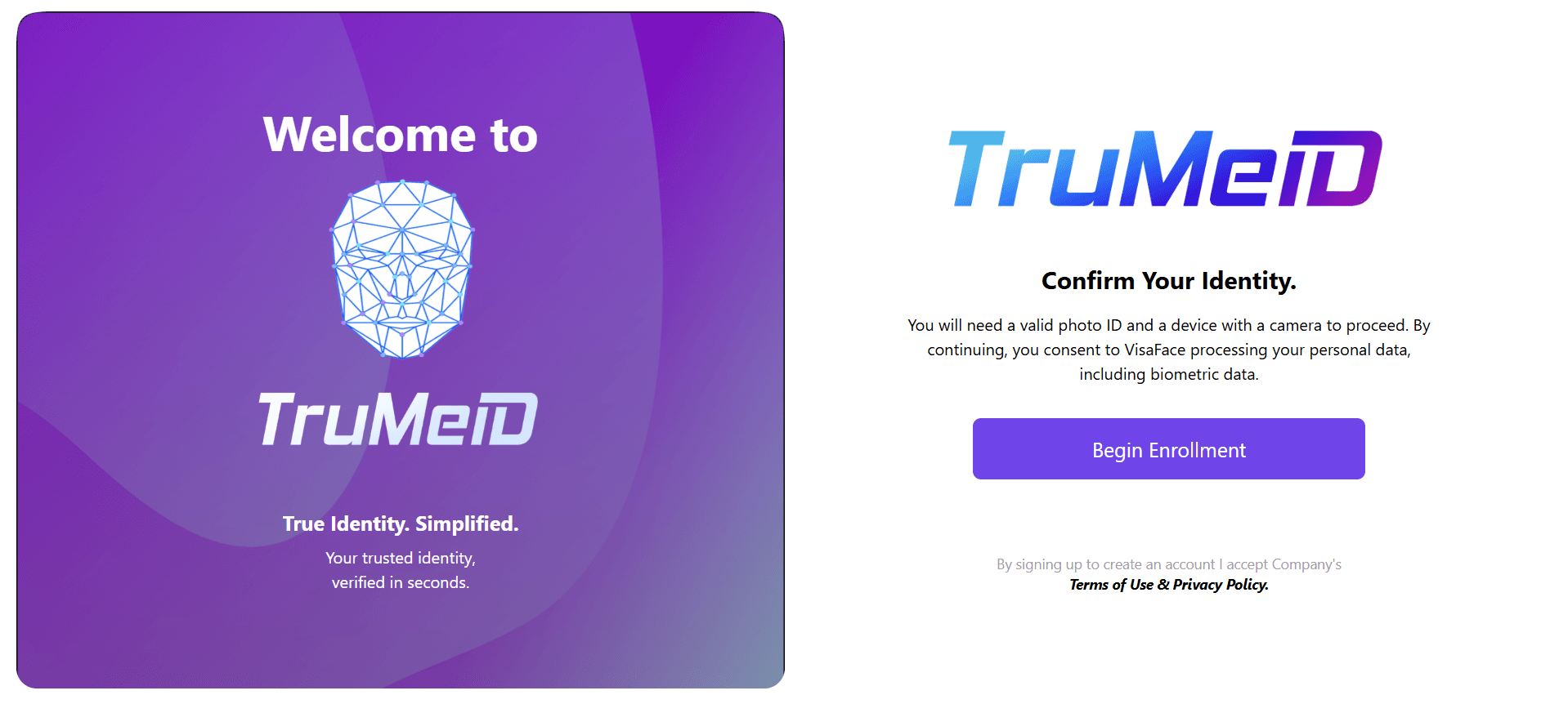 Trumeid — KYC Verification screenshot 1
